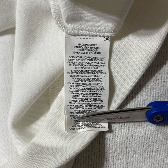 Polo Ralph Lauren Spell Out Print Pullover White Sweater Men's Small - Picture 5 of 8